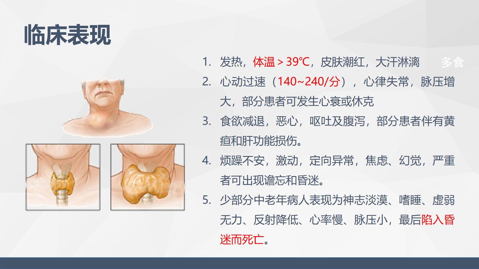 甲状腺危象的观察及护理 第4页