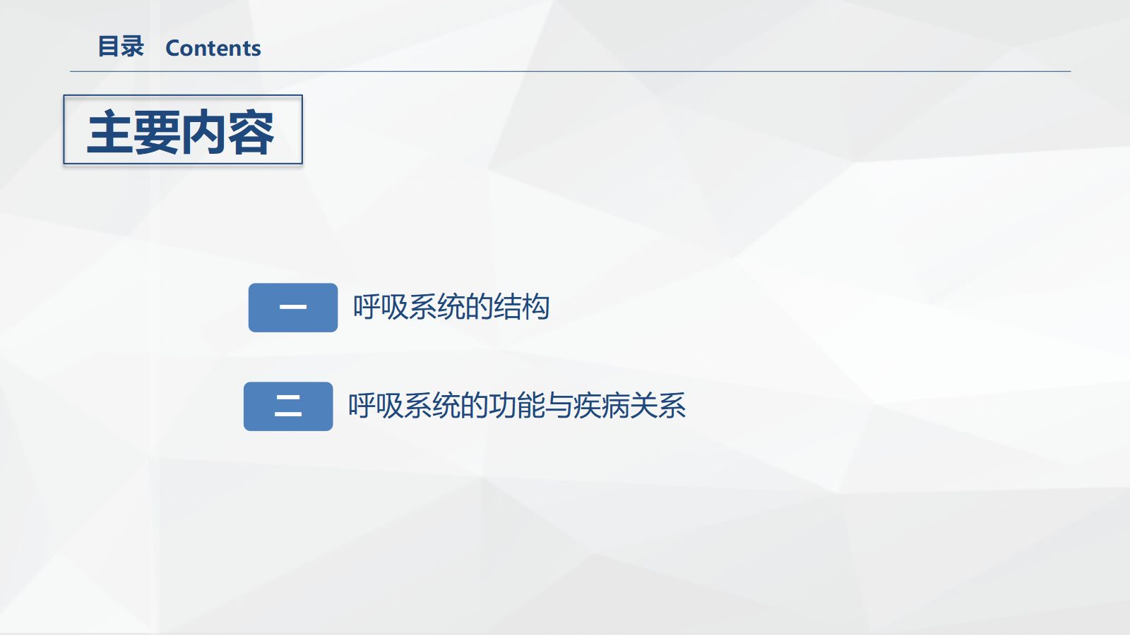 呼吸系统的结构功能与疾病关系 第2页