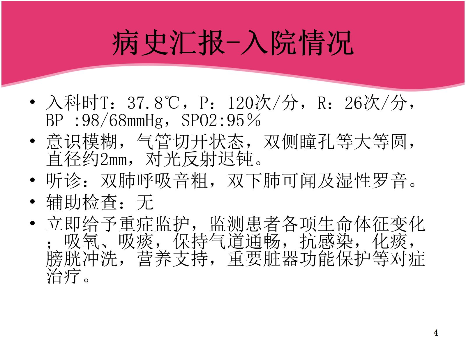 ICU重症肺炎护理查房 第4页